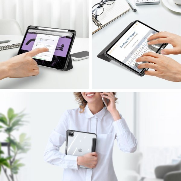Dux Ducis iPad Pro 11 (M4/M5) Fodral TOBY Series Svart