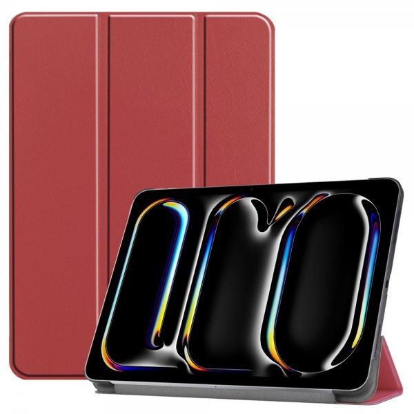 iPad Pro 11 (M4/M5) Fodral Trifold Röd