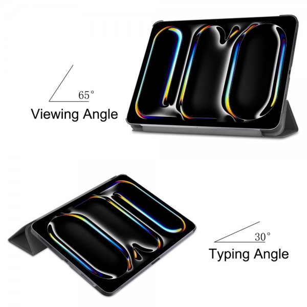 iPad Pro 11 (M4/M5) Fodral Trifold Svart