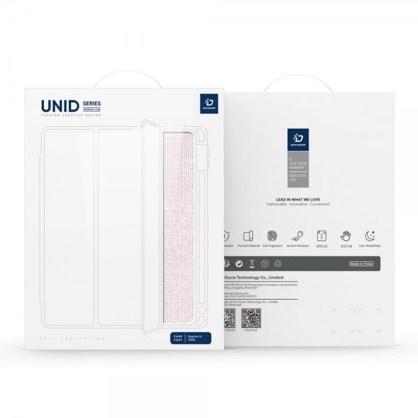 Dux Ducis iPad Pro 11 (M4/M5) Fodral UNID Series Rosa