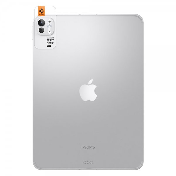 Spigen iPad Pro 11 (M4/M5)/iPad Pro 13 (M4/M5) Kameraskydd Glas.tR EZ Fit Optik Metal Silver