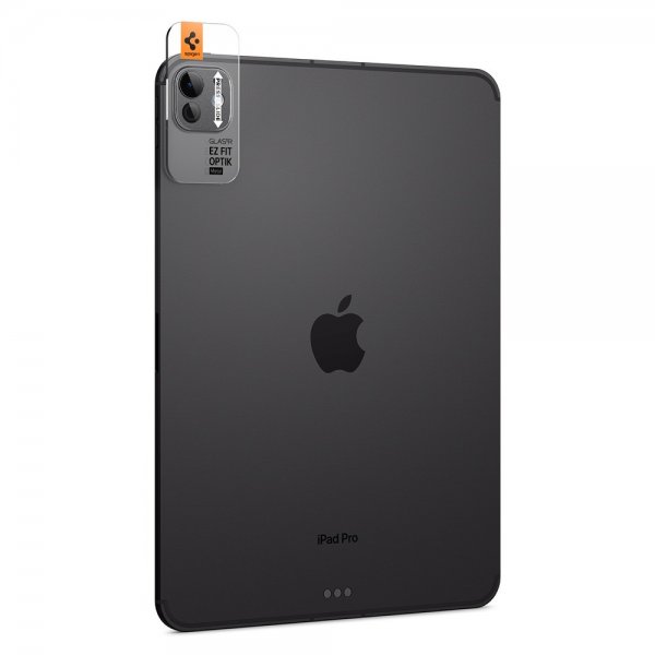 Spigen iPad Pro 11 (M4/M5)/iPad Pro 13 (M4/M5) Kameraskydd Glas.tR EZ Fit Optik Metal Space Black
