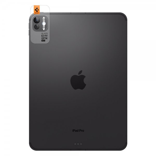 Spigen iPad Pro 11 (M4/M5)/iPad Pro 13 (M4/M5) Kameraskydd Glas.tR EZ Fit Optik Metal Space Black