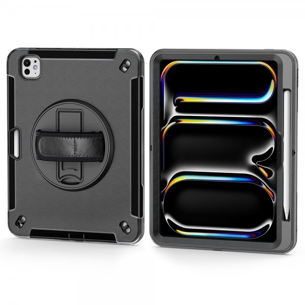 4smarts iPad Pro 11 (M4/M5) Skal Rugged Case Grip Svart
