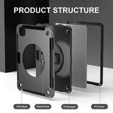4smarts iPad Pro 11 (M4/M5) Skal Rugged Case Grip Svart