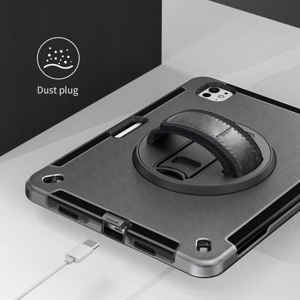 4smarts iPad Pro 11 (M4/M5) Skal Rugged Case Grip Svart