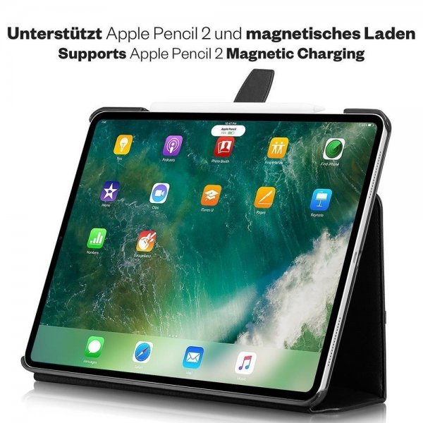 KAVAJ iPad Pro 12.9 (gen 4/5/6) Fodral London Svart