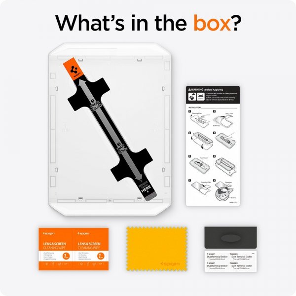 Spigen iPad Pro 13 (M4/M5) Skärmskydd GLAS.tR EZ Fit