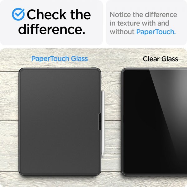 Spigen iPad Pro 13 (M4/M5) Skärmskydd Paper Touch EZ Fit