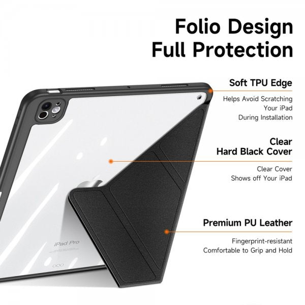 Dux Ducis iPad Pro 13 (M4/M5) Fodral Magi Series Svart