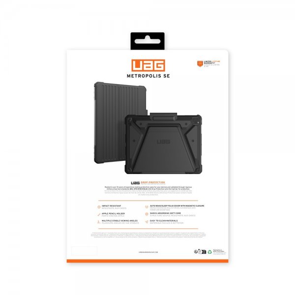 Urban Armor Gear (UAG) iPad Pro 13 (M4/M5) Fodral Metropolis SE Svart