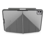 Pipetto iPad Pro 13 (M4/M5) Fodral Origami No3 Pencil Case Grå