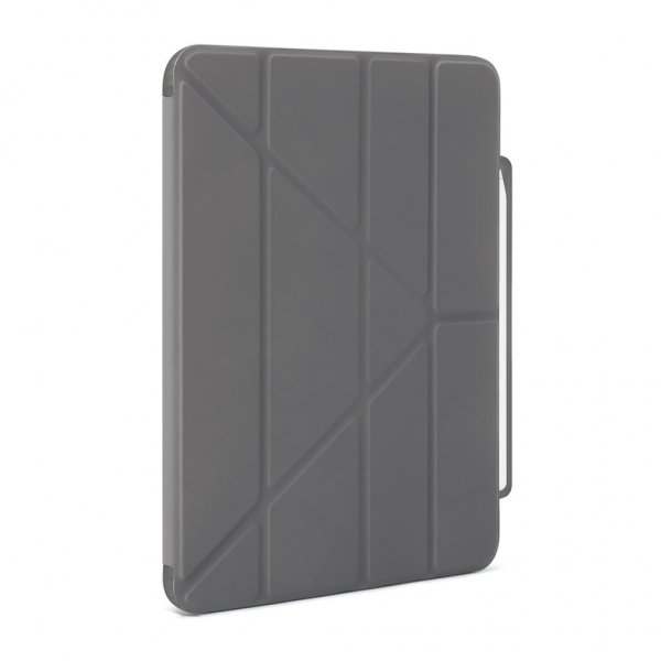 Pipetto iPad Pro 13 (M4/M5) Fodral Origami No3 Pencil Case Grå