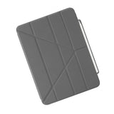 Pipetto iPad Pro 13 (M4/M5) Fodral Origami No3 Pencil Case Grå