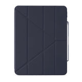Pipetto iPad Pro 13 (M4/M5) Fodral Origami No3 Pencil Case Mörkblå