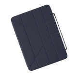 Pipetto iPad Pro 13 (M4/M5) Fodral Origami No3 Pencil Case Mörkblå
