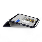Pipetto iPad Pro 13 (M4/M5) Fodral Origami No3 Pencil Case Mörkblå