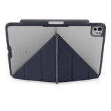 Pipetto iPad Pro 13 (M4/M5) Fodral Origami No3 Pencil Case Mörkblå