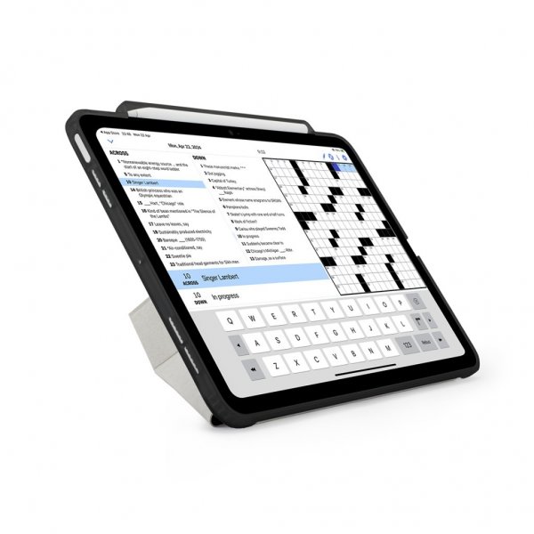 Pipetto iPad Pro 13 (M4/M5) Fodral Origami No3 Pencil Case Svart