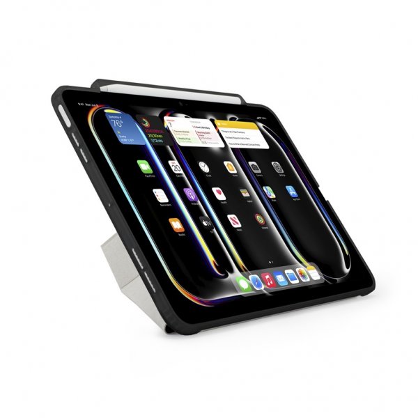 Pipetto iPad Pro 13 (M4/M5) Fodral Origami No3 Pencil Case Svart