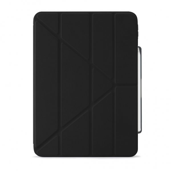 Pipetto iPad Pro 13 (M4/M5) Fodral Origami No3 Pencil Case Svart