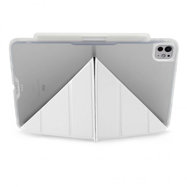 Pipetto iPad Pro 13 (M4/M5) Fodral Origami No3 Pencil Case Vit
