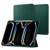 Spigen iPad Pro 13 (M4/M5) Fodral Urban Fit Midnight Green