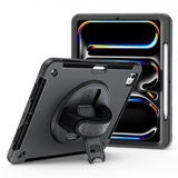 4smarts iPad Pro 13 (M4/M5) Skal Rugged Case Grip Svart
