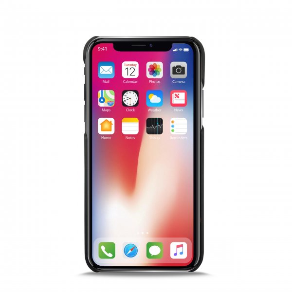 Puro iPhone X/iPhone Xs Fodral Wallet Detachable 2 in 1 Svart