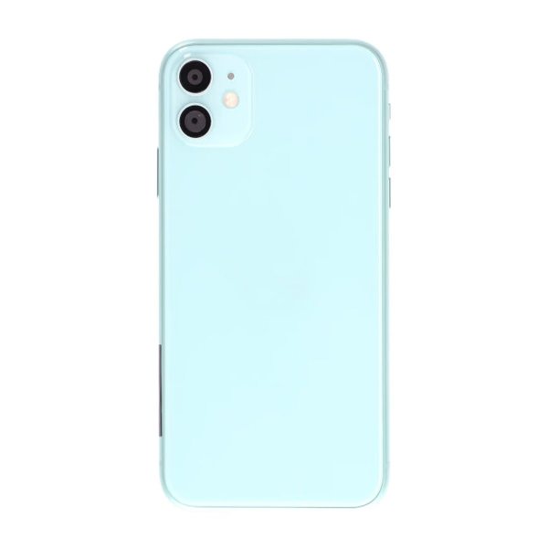 iPhone 11 Baksida med Komplett Ram Premium - Grön