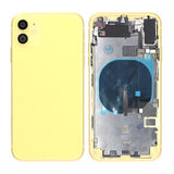 iPhone 11 Baksida med Komplett Ram Premium - Gul