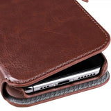 holdit iPhone 11 Fodral Berlin Löstagbart Skal Dark Brown