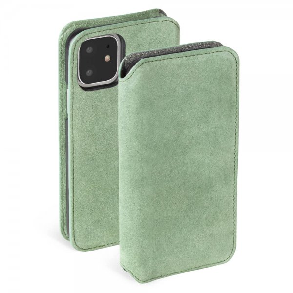 Krusell iPhone 11 Fodral Broby PhoneWallet Olive