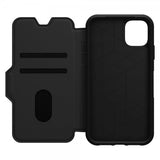 Otterbox iPhone 11 Fodral Strada Series Äkta Läder Svart