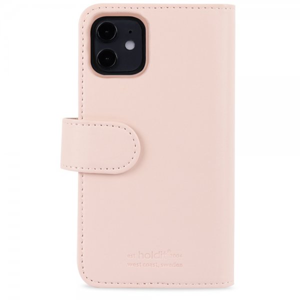holdit iPhone 11 Fodral Wallet Case Extended Magnet Löstagbart Skal Blush Pink