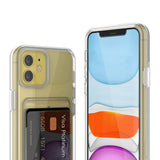 Rvelon iPhone 11 Skal Korthållare Transparent