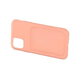 iPhone 11 Skal Korthållare Rosa