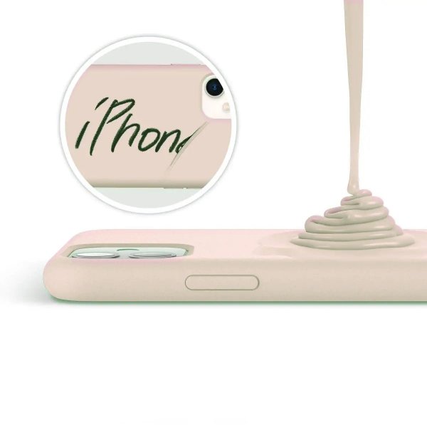 Rvelon iPhone 11 Skal Silikon Beige