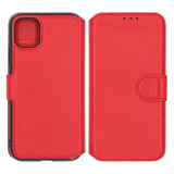 Rvelon iPhone 11 Fodral Utfällbart Kortfack Röd