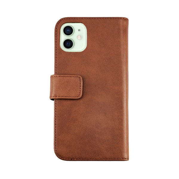 Rvelon iPhone 11 Fodral Äkta Läder Brun