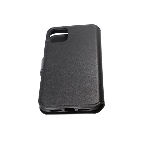 Rvelon iPhone 11 Fodral Äkta Läder Svart
