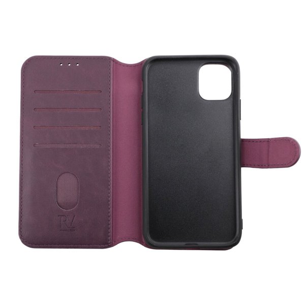 Rvelon iPhone 11 Fodral Magnetiskt Avtagbart Skal Lila
