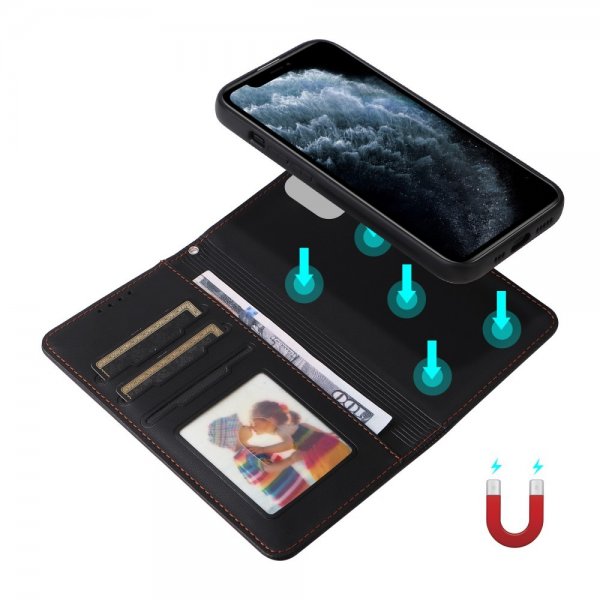 Betopnice iPhone 11 Pro Fodral med Löstagbart Skal 005 Svart