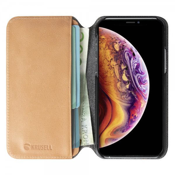 Krusell iPhone 11 Pro Fodral Sunne PhoneWallet Vintage Nude