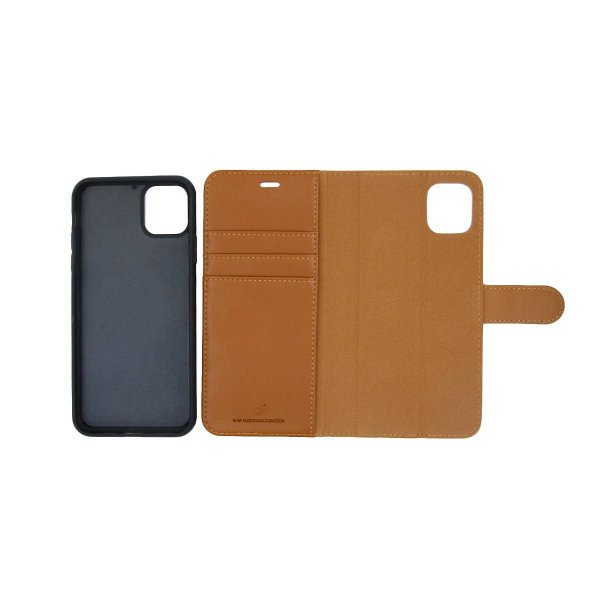 iPhone 11 Pro Max Fodral Magnetiskt Avtagbart Skal Brun
