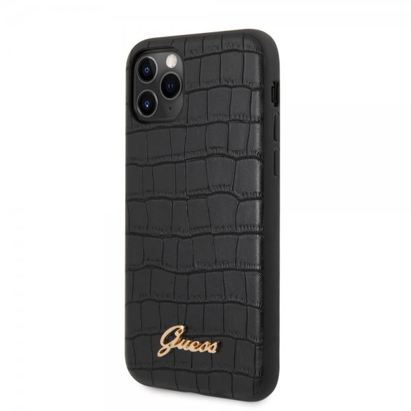 Guess iPhone 11 Pro Max Skal Croco Svart