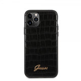 Guess iPhone 11 Pro Max Skal Croco Svart