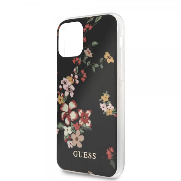 Guess iPhone 11 Pro Max Skal Flower Edition N.4 Svart