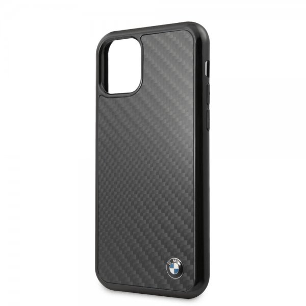 BMW iPhone 11 Pro Max Skal Kolfibertextur Svart