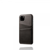 iPhone 11 Pro Max Skal med Två Kortfack Svart